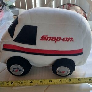 Snap-on Plush Toy Van With Sound,works.